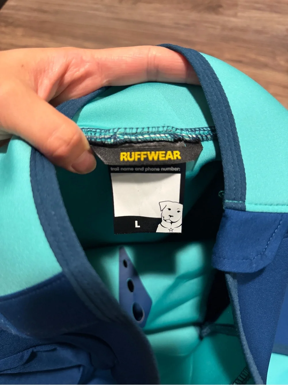 Ruffwear Undercoat Dog Water Jacket, Aurora Teal, Large